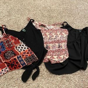 Lot of 4 tank tops.